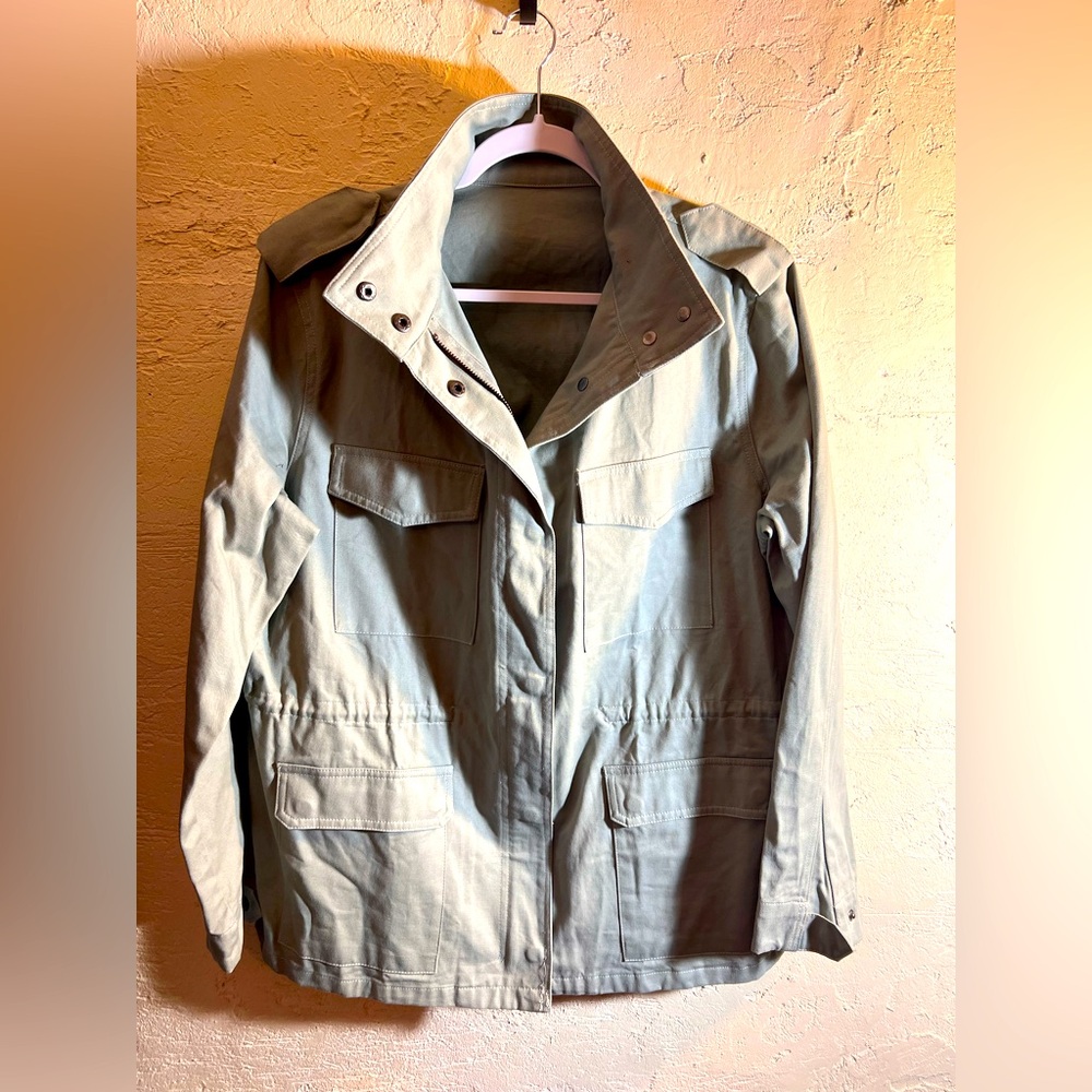 Women's Light Sage Green Utility Jacket NWOT